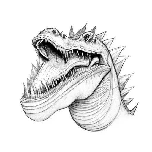 Tiranosaurus Rex Playing Guitar