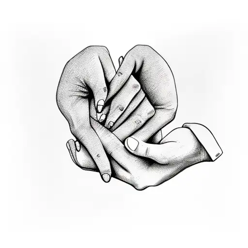 A Couple's Hands Holding A Book With Their Favorite Quote