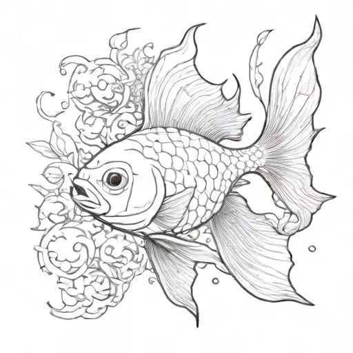 Aureliano Buendia Recycling Gold Fish