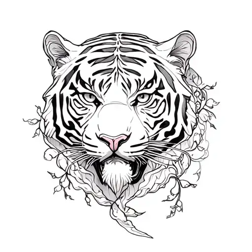 Moon Tiger Vines Wrapping