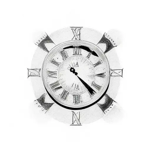 A Roman Numeral Tattoo Representing A Significant Date In The Client's Life