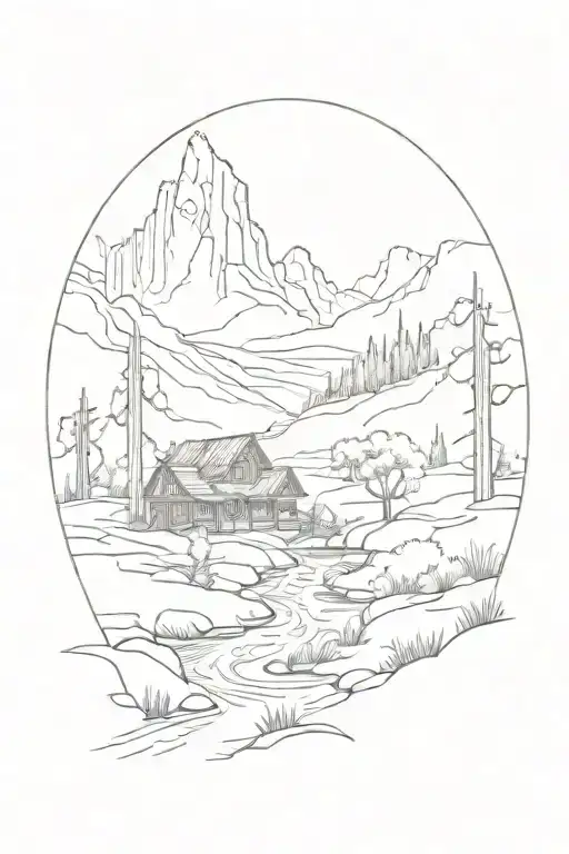 Western Wood Landscape