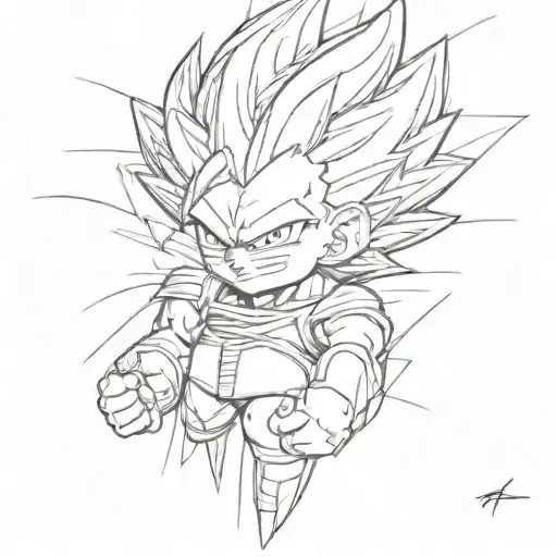 Kid Vegeta Dragon Ball Z