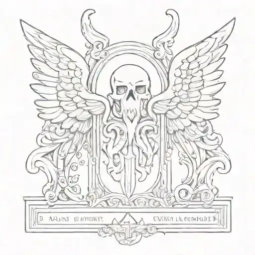 New England 1800'S Gravestone Style Winged Head