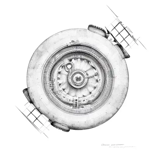 Car Tire With The Word Ruedines In It