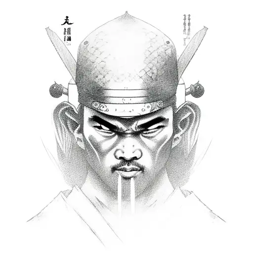 Shaolin Warrior With Red Eyes