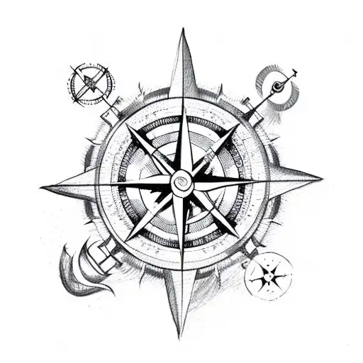 Pirate Ship Compass
