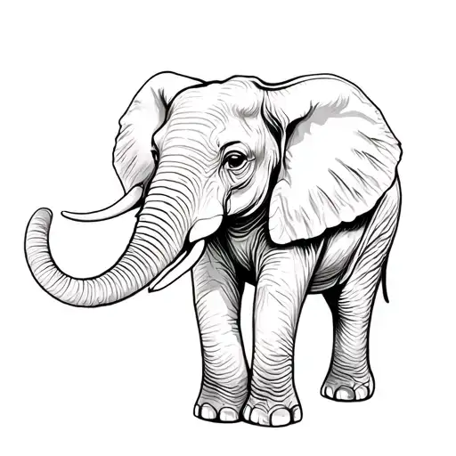 Micro Realistic Elephant