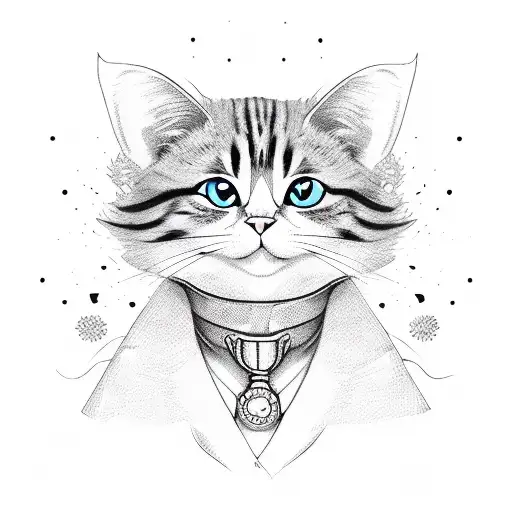 Cartoon Cat Adventurer