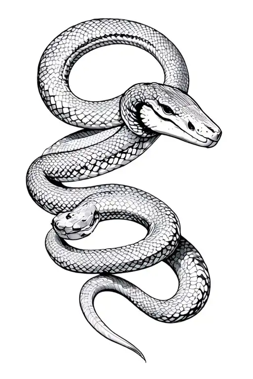 Cybersigilism Snake Wrapped