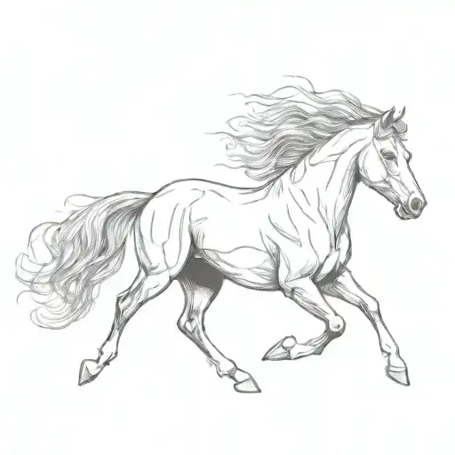 Wavy Horse Galloping