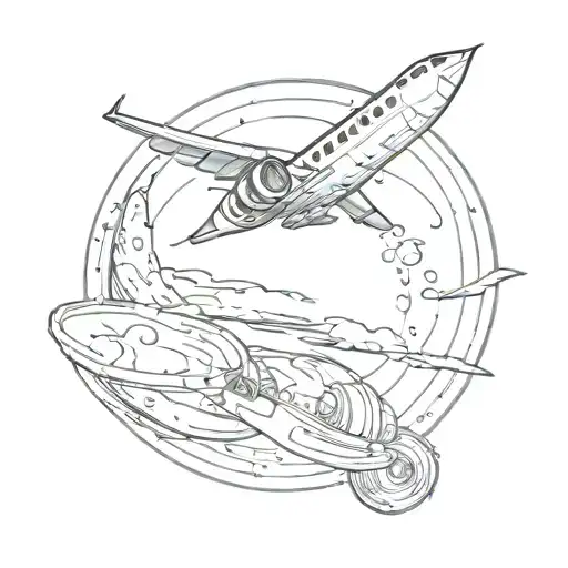 Airliner Flies To The Moon