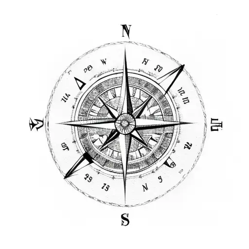 Compass Treasure Map