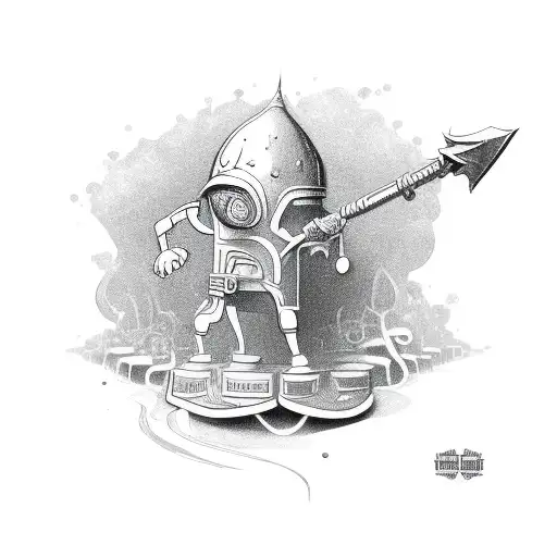 Cartoon Style Trophy For Last Place