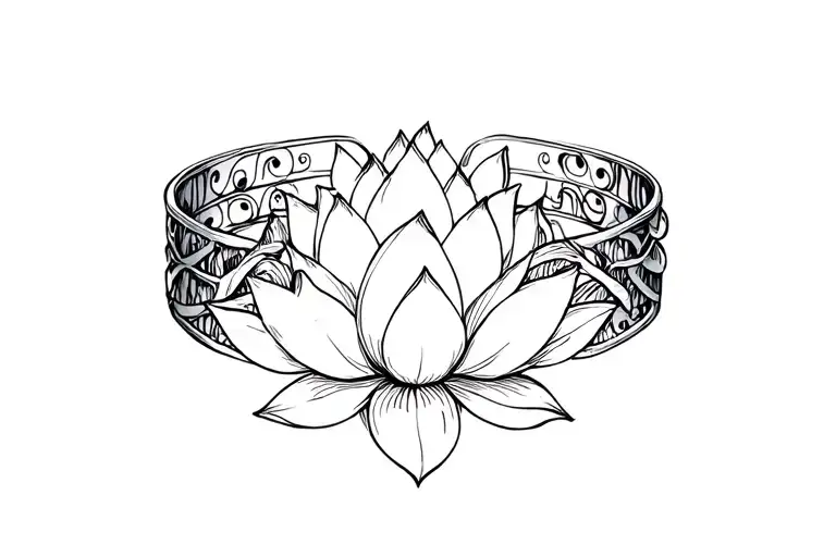 Music Bracelet Lotus