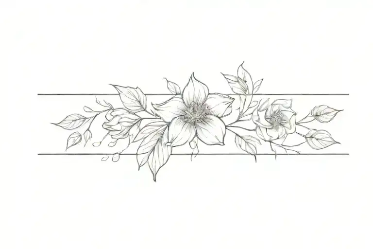 Tattoo Representing Loneliness Through A Flower