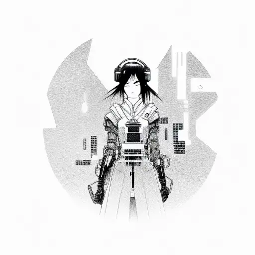 Cyberpunk Woman Japan