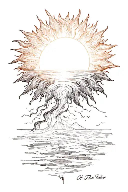 Sun Rising Out Of The Storm