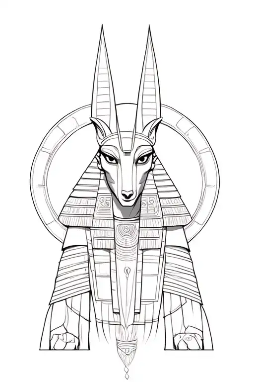 Egyptian God Anubis