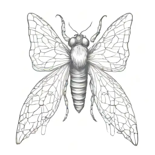 Creepy Moth With Human Eyes On Wings