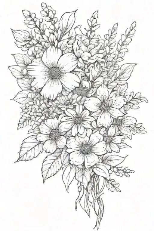 Birth Flower Bouquet January June November