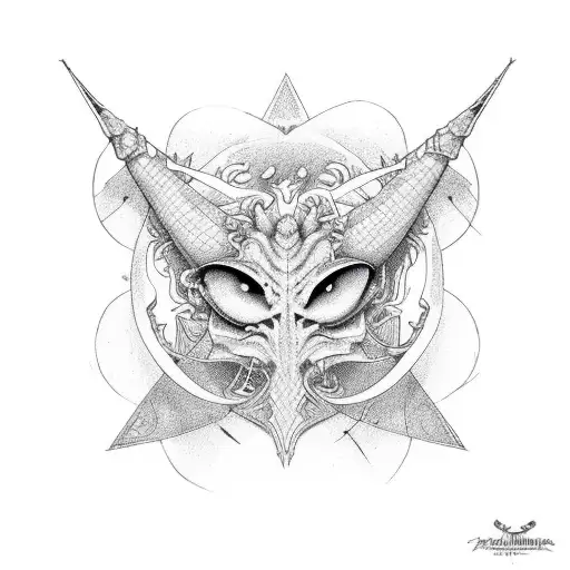 Fineline Peach Outline With Scorpio Starsign