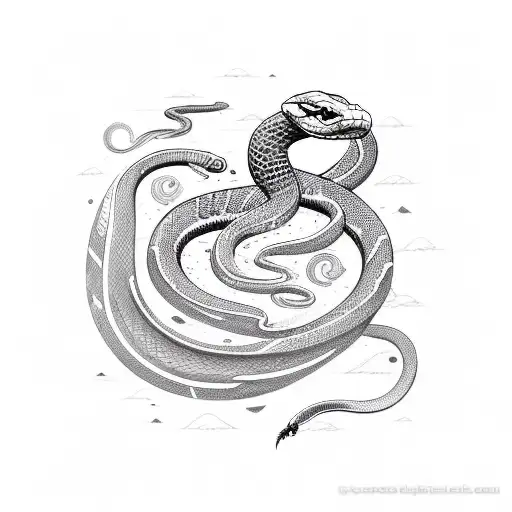 Snake Around The Earth