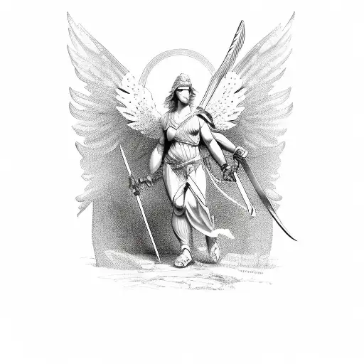 Roman Angel Warrior