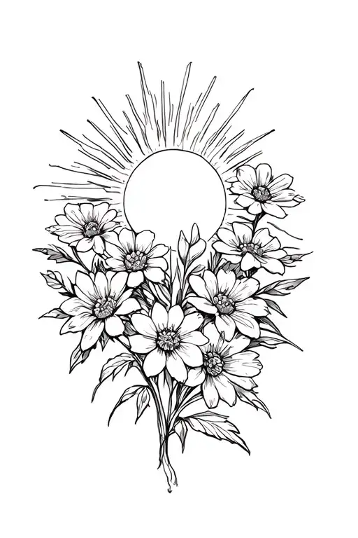 Flowers That Have Deep Meaning With Sun Behind It