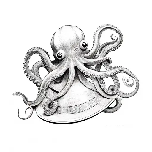 Octopus Wearing A Hat