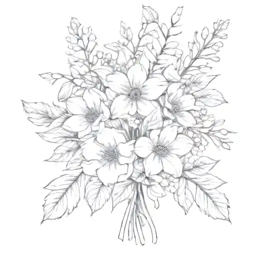 Birth Month Flower Bouquet