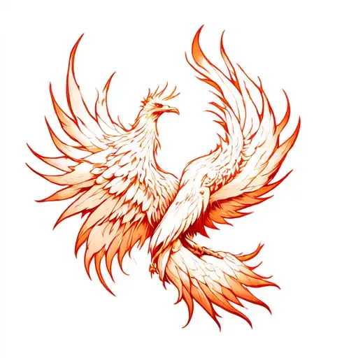 Phoenix In Flame