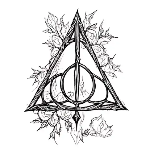 Farm And Ranch Version Of Deathly Hallows Symbol