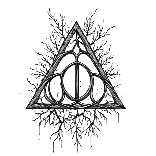 Farm And Ranch Version Of Deathly Hallows Symbol