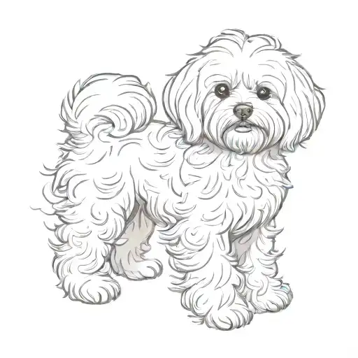 A Yorkshire Bichon Dog