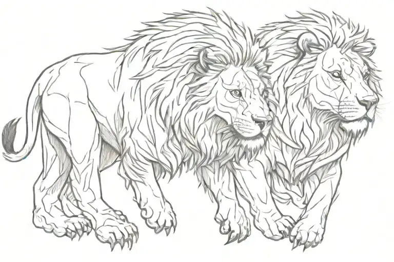 Lion And Bear