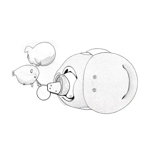 A Baby With A Pacifier