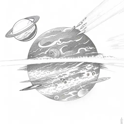 Rocket With A Planet