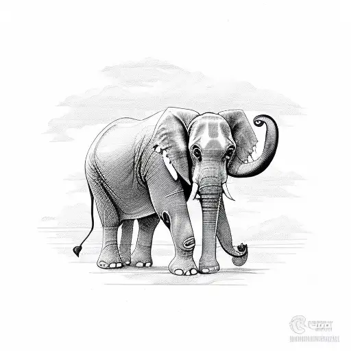 Elephant Riding A Bike