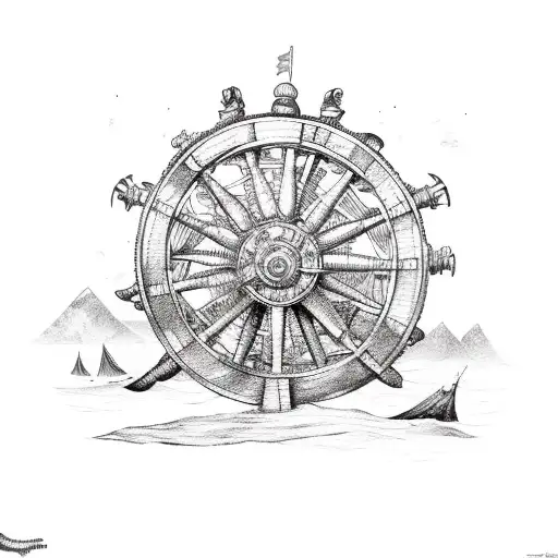 Pirate Ship Wheel