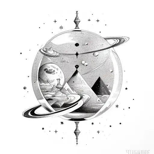 Space And Hourglass Color