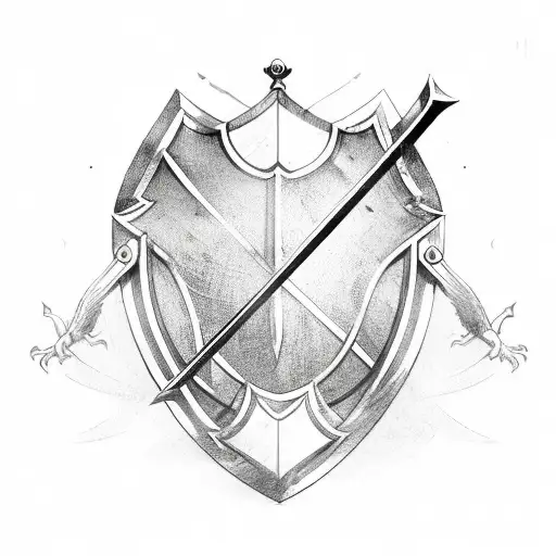 Medieval Sword And Shield