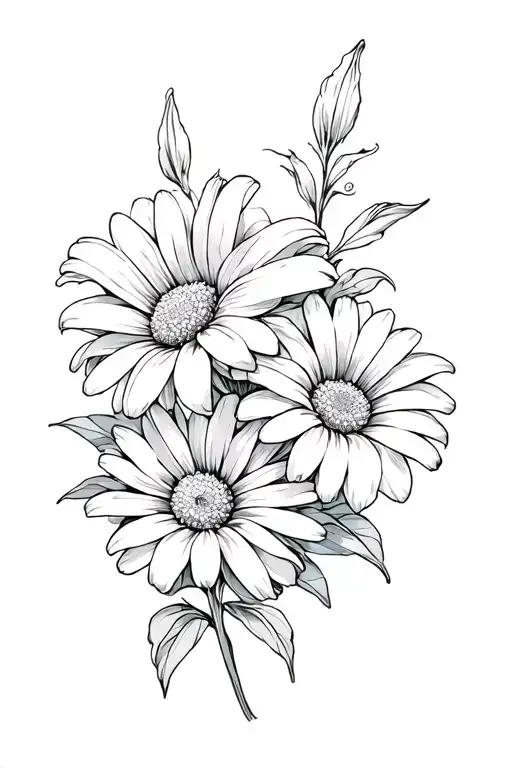 Lilly And Daisy Flower