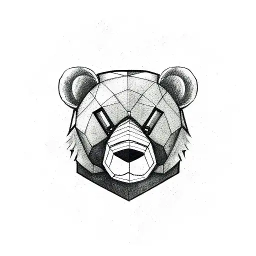 Teddy Bear With Bandit Mask