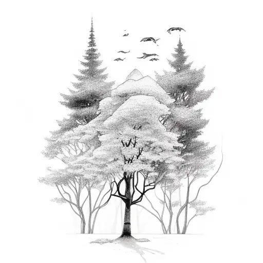 Motivational Quote Surrounded By Nature Elements