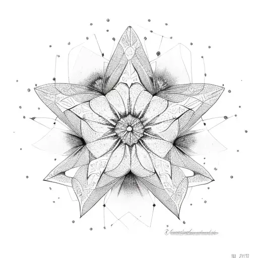 Flower Framed Star