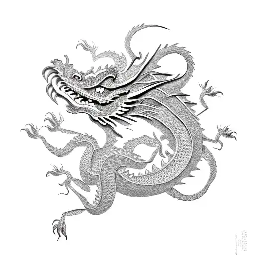 Asian Dragon Small