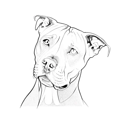 A Pit Bull Terrier