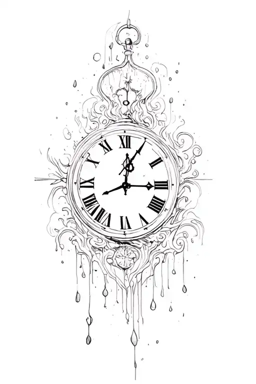 Salvador Dali Clock Melting