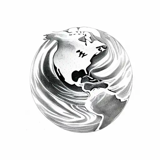 Mother Nature Holding Earth